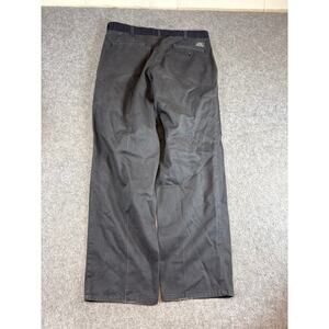 VTG 90s Munsingwear Chino Pants Mens Gray Straight Leg Pleated Trousers 33x30